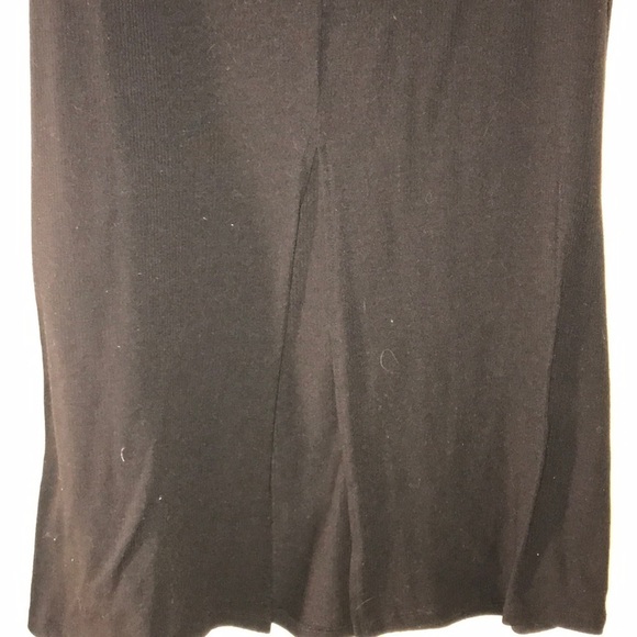 New SUPER Sexy ASOS Black Super Soft Slit Black Sexy Casual Mini Dress - Picture 5 of 12